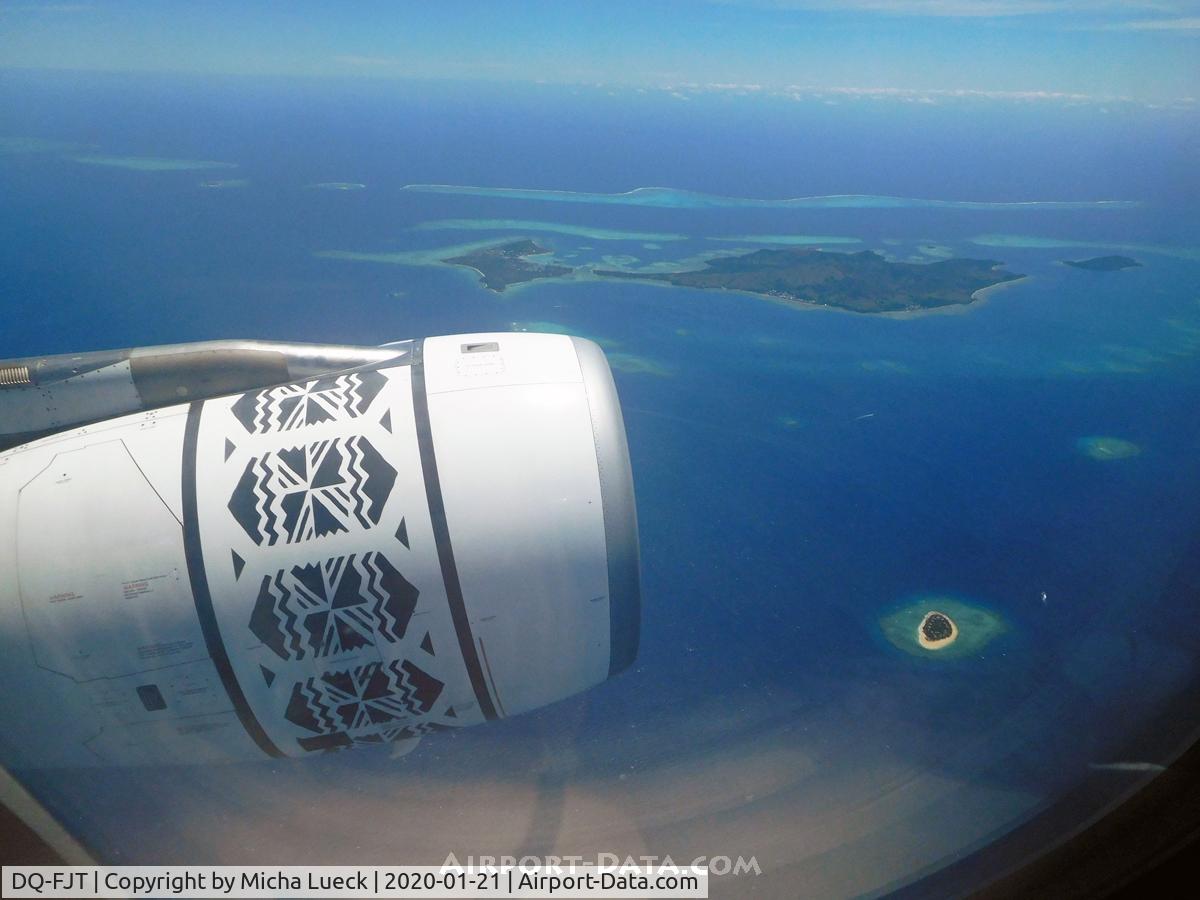 DQ-FJT, 2013 Airbus A330-243 C/N 1394, Leaving the islands of Fiji enroute to Narita
