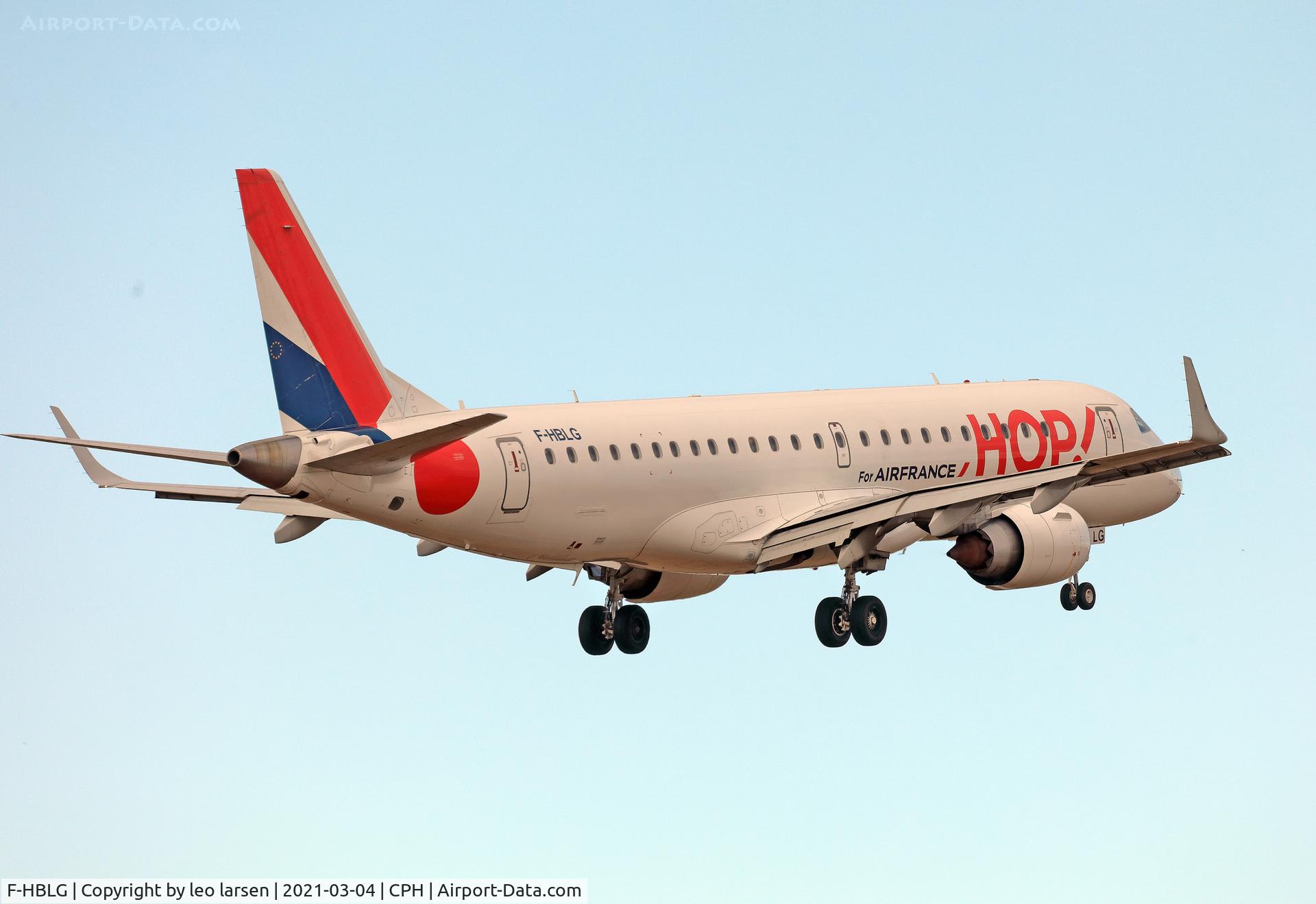 F-HBLG, 2009 Embraer 190LR (ERJ-190-100LR) C/N 19000254, Copenhagen 4.3.2021