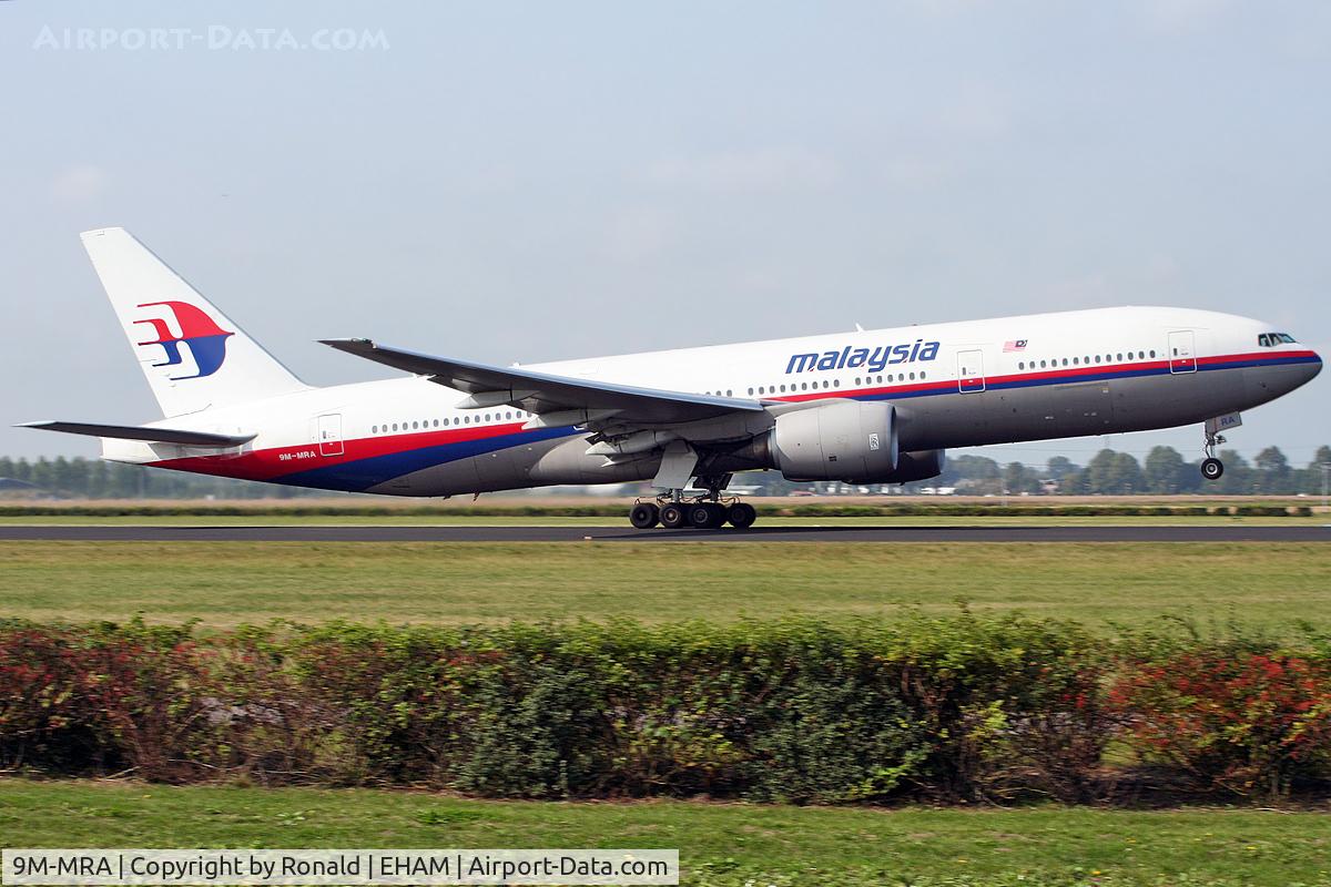 9M-MRA, 1997 Boeing 777-2H6/ER C/N 28408, at spl