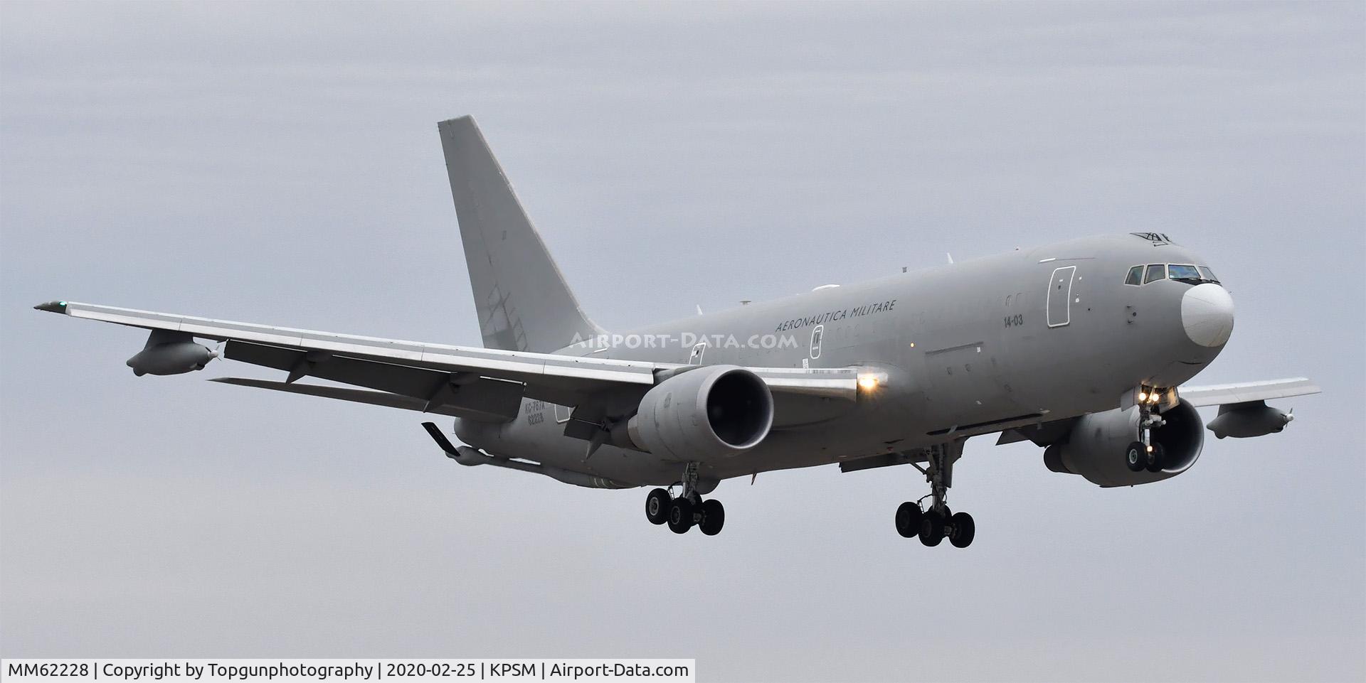 MM62228, 2006 Boeing KC-767A C/N 33688, Italian tanker bringing Typhoons over for Red Flag.