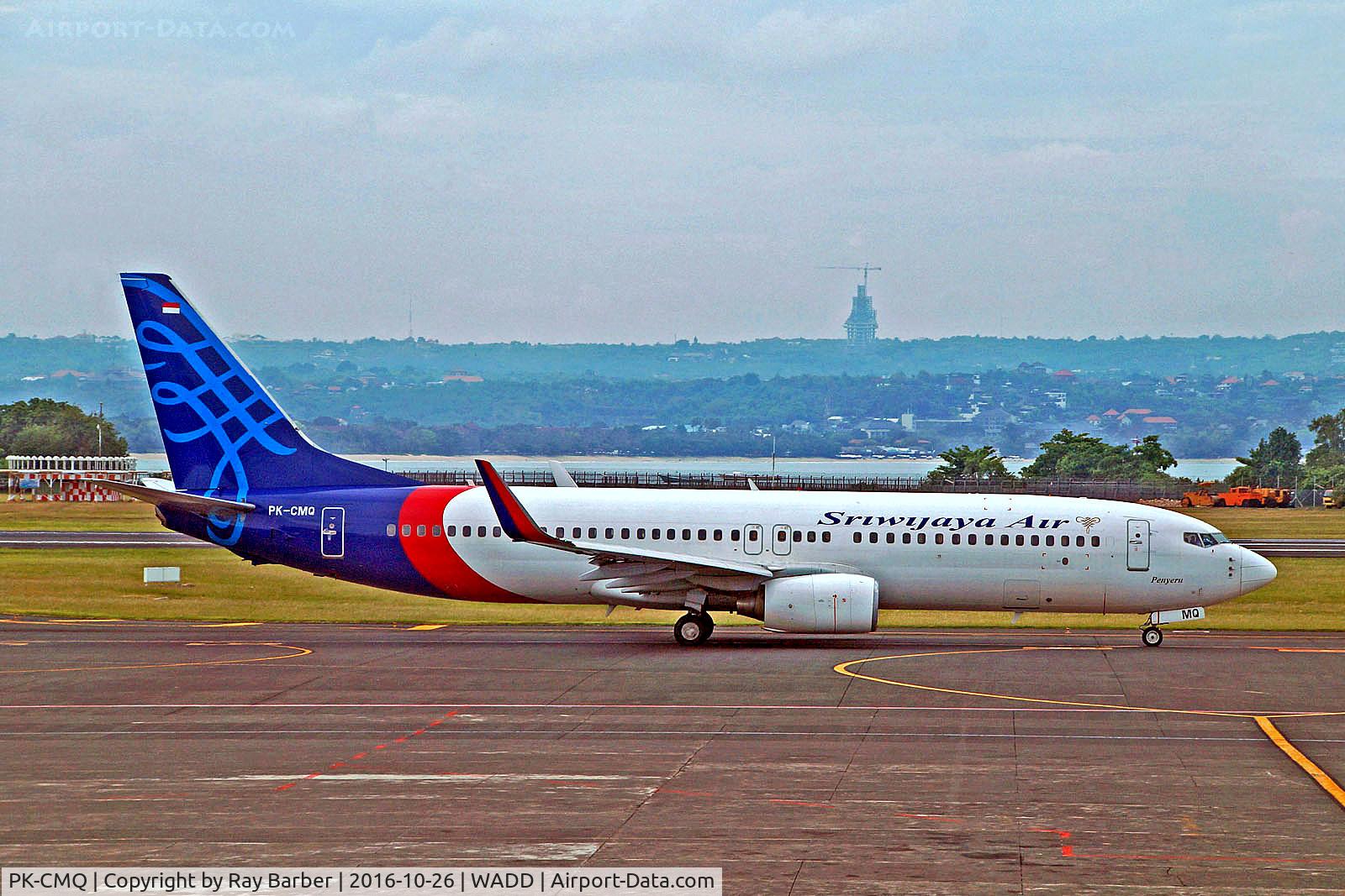 PK-CMQ, 2007 Boeing 737-8BK C/N 29676, PK-CMQ   Boeing 737-8BK [29676] (Sriwijaya Air) Bali-Int'l 26/10/2016