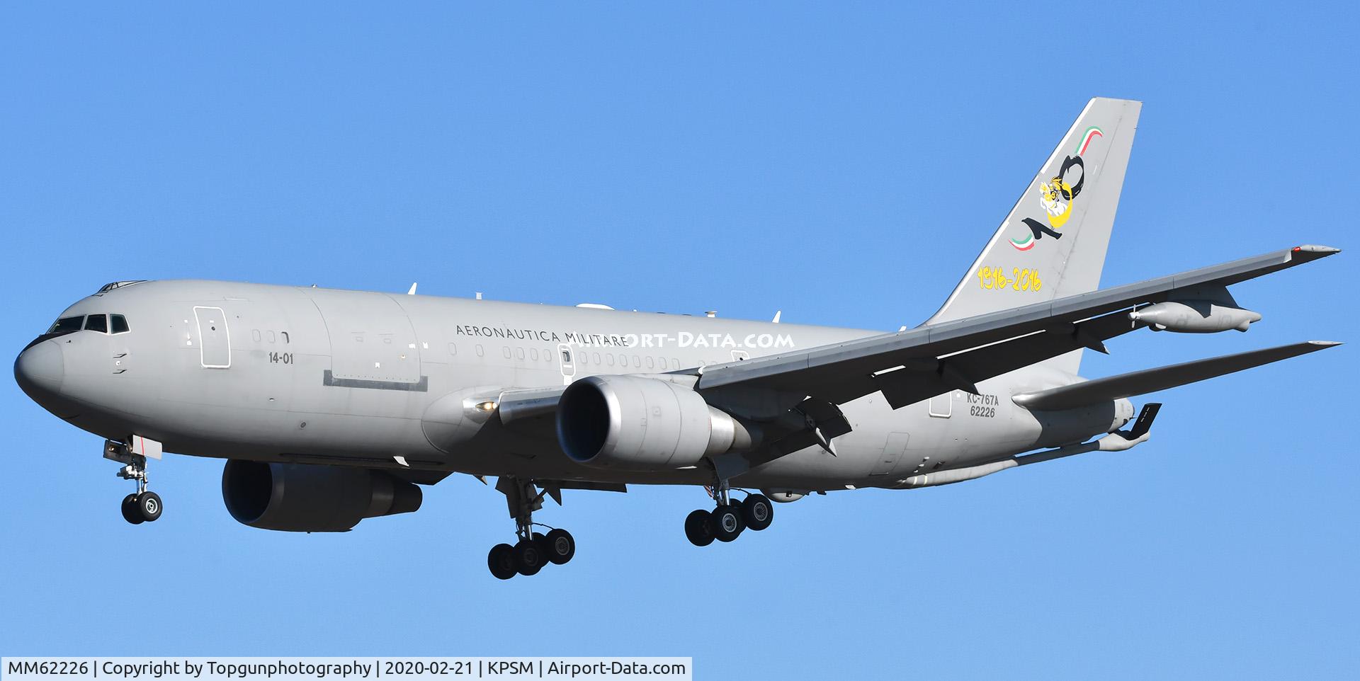 MM62226, 2003 Boeing 767-2EY C/N 33686, Italian KC-767 ferrying in F-35's for Red Flag