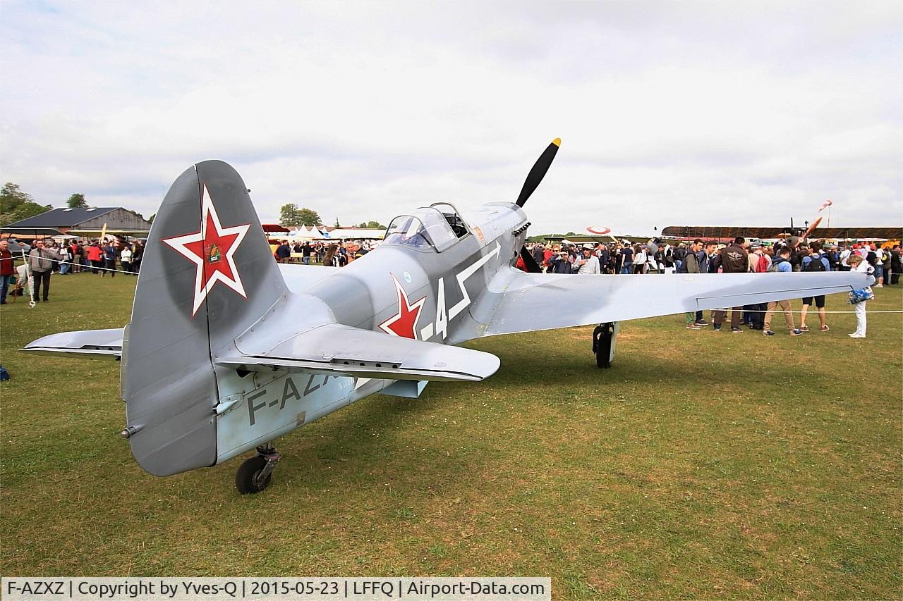 F-AZXZ, 1944 Yakovlev Yak-3UA Replica C/N Y337, Yakovlev YAK-3UA Replica, Static display, La Ferté-Alais Airfield (LFFQ) Air show 2015