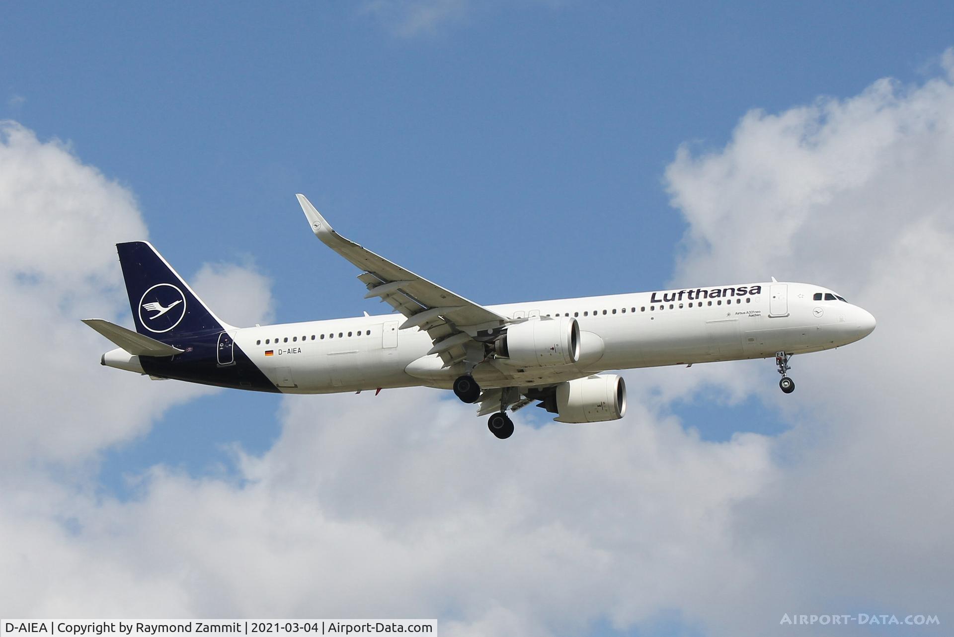 D-AIEA, 2019 Airbus A321-271NX C/N 8761, A321 D-AIEA Lufthansa