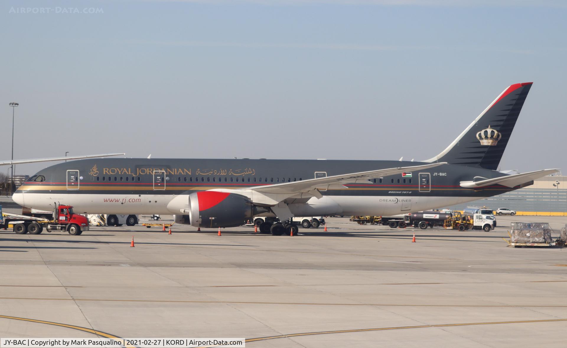 JY-BAC, 2014 Boeing 787-8 Dreamliner C/N 37164, Boeing 787-8