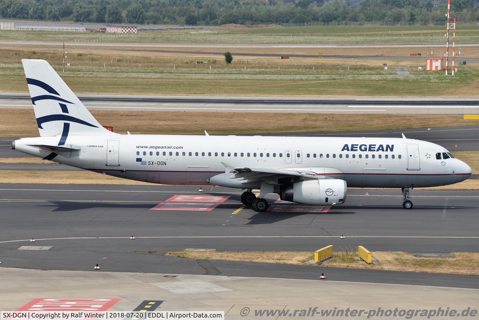 SX-DGN, 2006 Airbus A320-232 C/N 2828, Airbus A320-232 - A3 AEE Aegean Airlines - 2828 - SX-DGN - 20.07.2018 - DUS