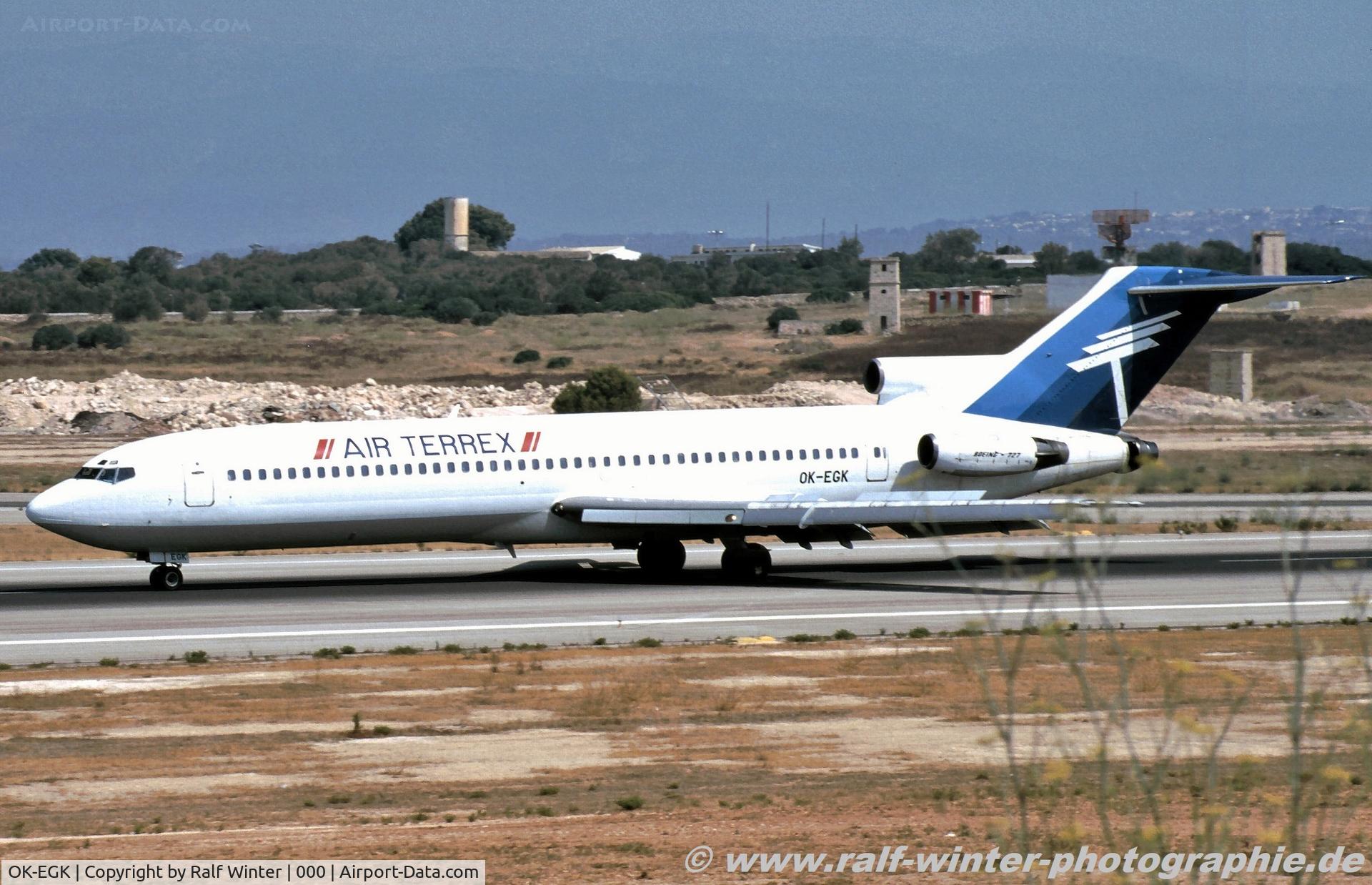 OK-EGK, 1974 Boeing 727-2D3 C/N 21021, Boeing 727-2D6  - Air Terrex - 21021 - OK-EGK - 1994