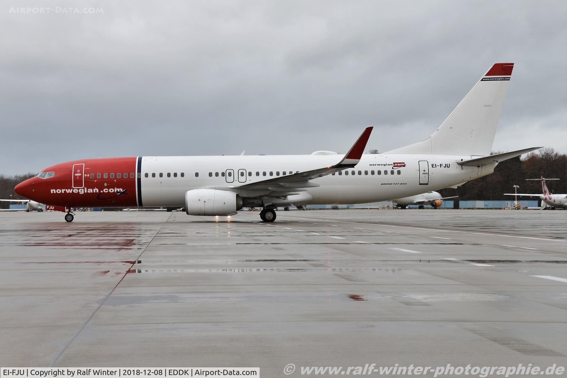 EI-FJU, 2016 Boeing 737-8JP C/N 42273, Boeing 737-8JP(W) - IBK Norwegian Air International - 42273 - EI-FJU - 08.12.2018 - CGN