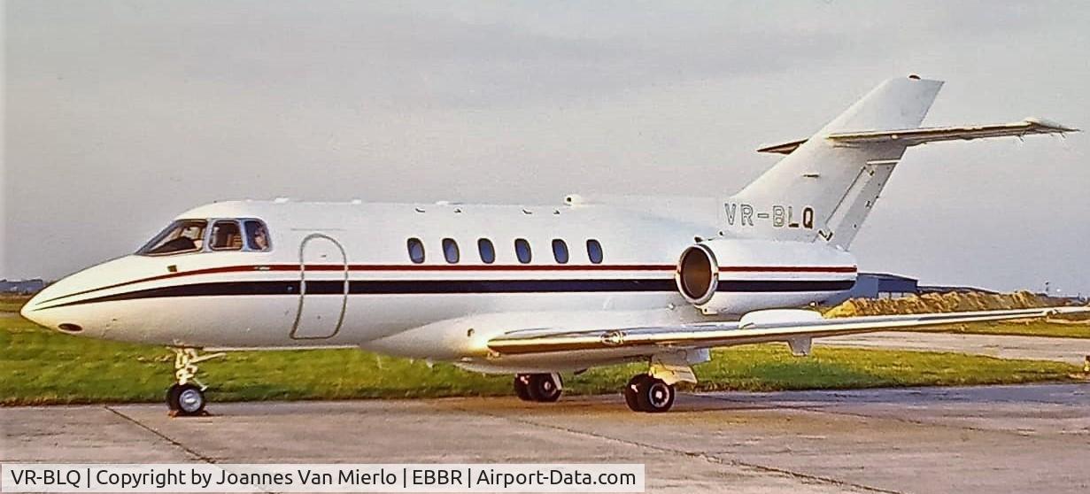 VR-BLQ, 1989 British Aerospace BAe.125 Series 800A C/N 258175, Scan from slide