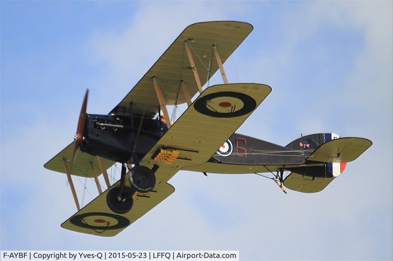 F-AYBF, Bristol F.2B Fighter C/N C794, Bristol F.2B Fighter, On display, La Ferté-Alais airfield (LFFQ) Airshow 2015