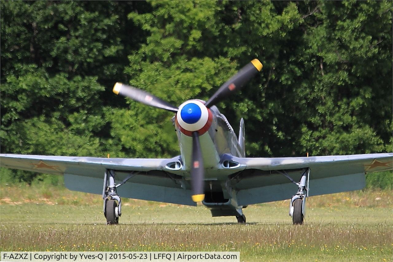F-AZXZ, 1944 Yakovlev Yak-3UA Replica C/N Y337, Yakovlev YAK-3UA Replica, U-Turn, La Ferté-Alais Airfield (LFFQ) Air show 2015