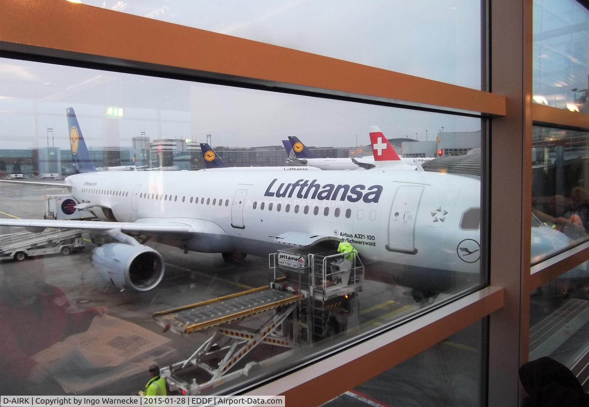 D-AIRK, 1994 Airbus A321-131 C/N 0502, Airbus A321-131 of Lufthansa at Frankfurt/Main airport