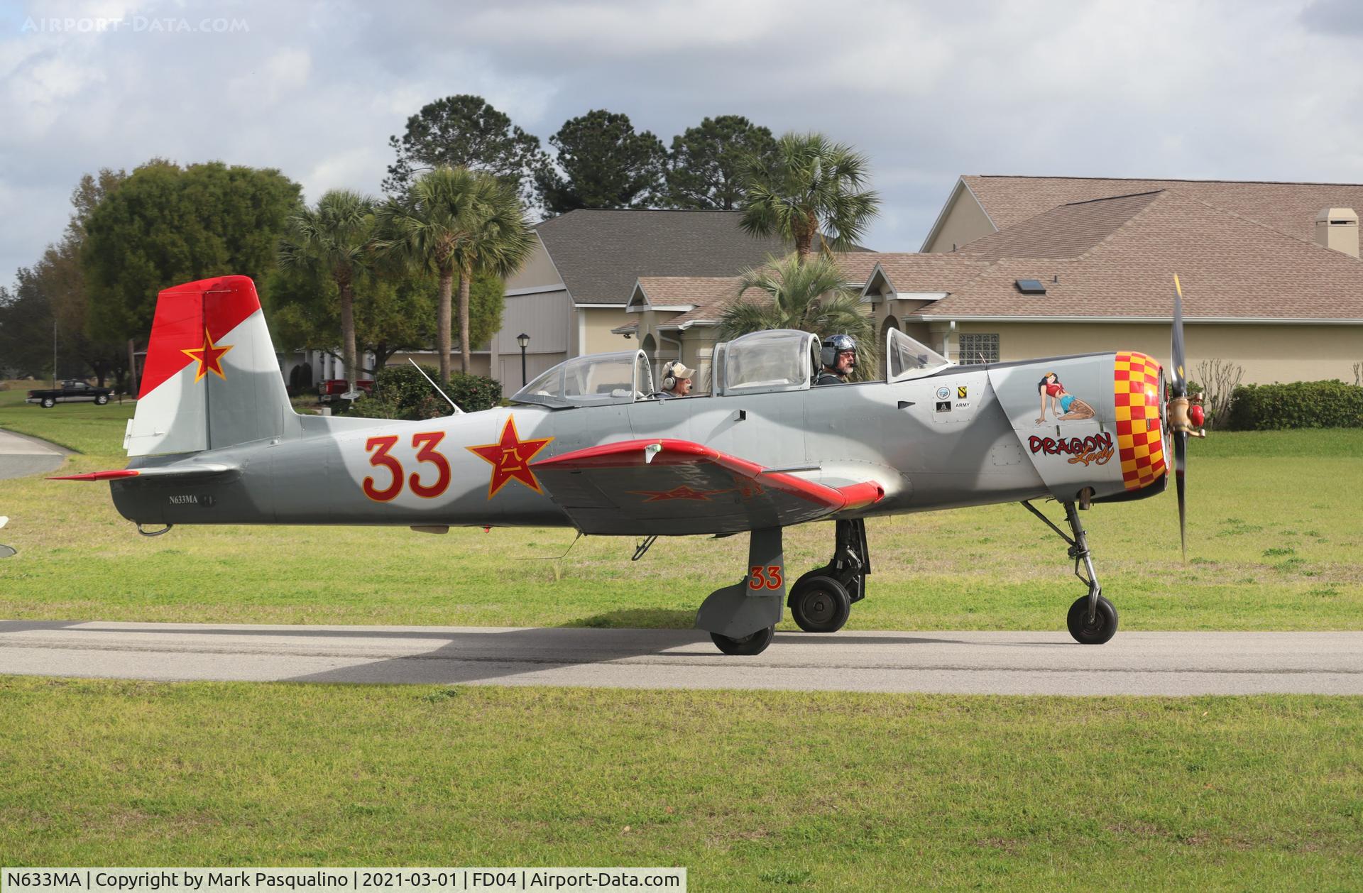 N633MA, 1985 Nanchang CJ-6A C/N 4332005, Nanchang CJ-6A