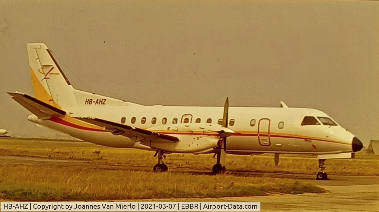 HB-AHZ, 1989 Saab SF340B C/N 340B-163, scan from slide