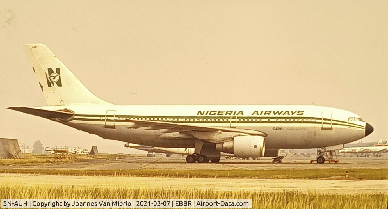 5N-AUH, 1984 Airbus A310-222 C/N 340, scan from slide