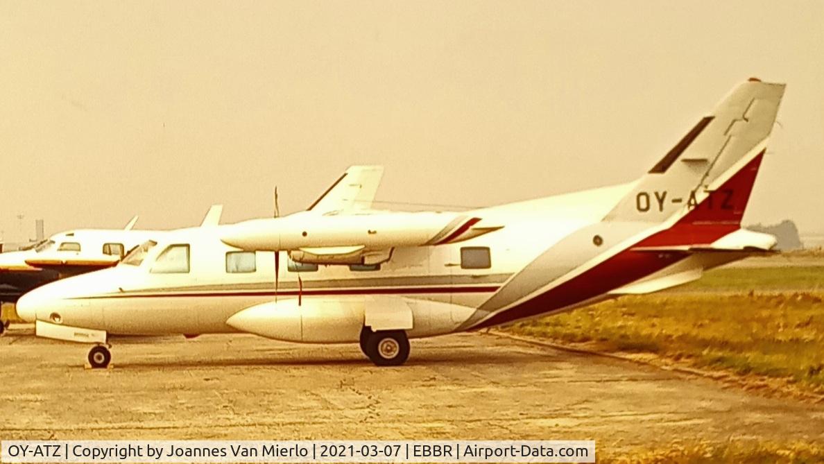 OY-ATZ, 1973 Mitsubishi MU-2J C/N 626, scan from slide