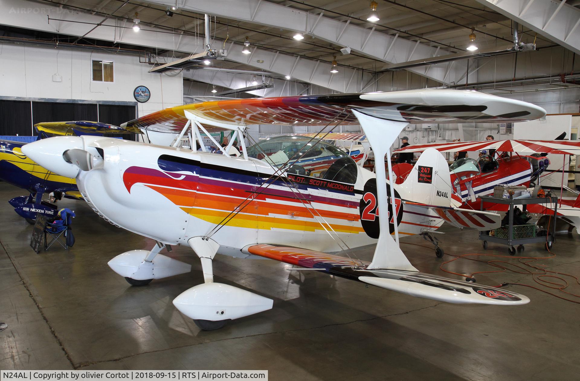 N24AL, 1988 Christen Eagle II C/N 0001 (N24AL), 2018 air races