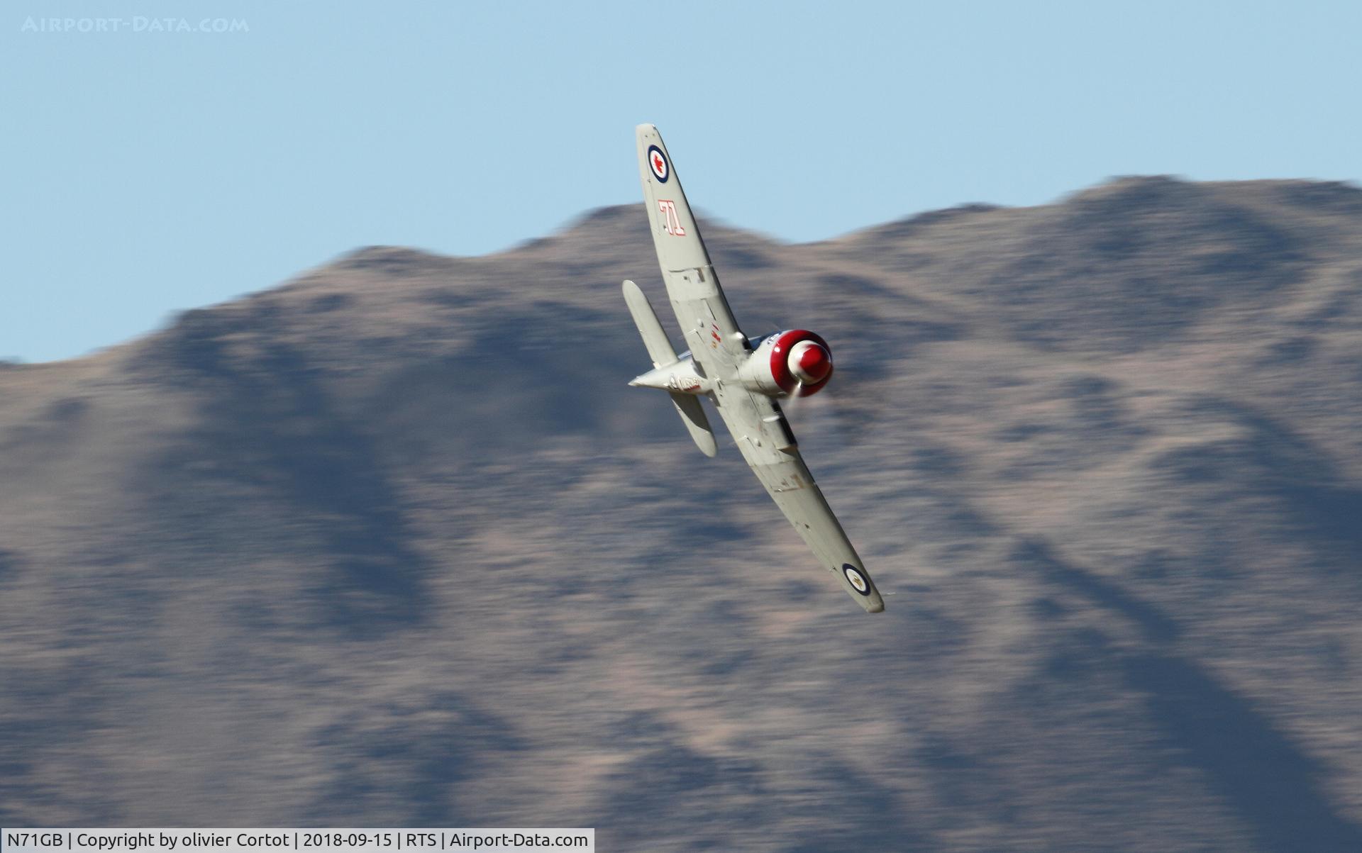 N71GB, 1949 Hawker Sea Fury T.20 C/N 37525, 2018 air races