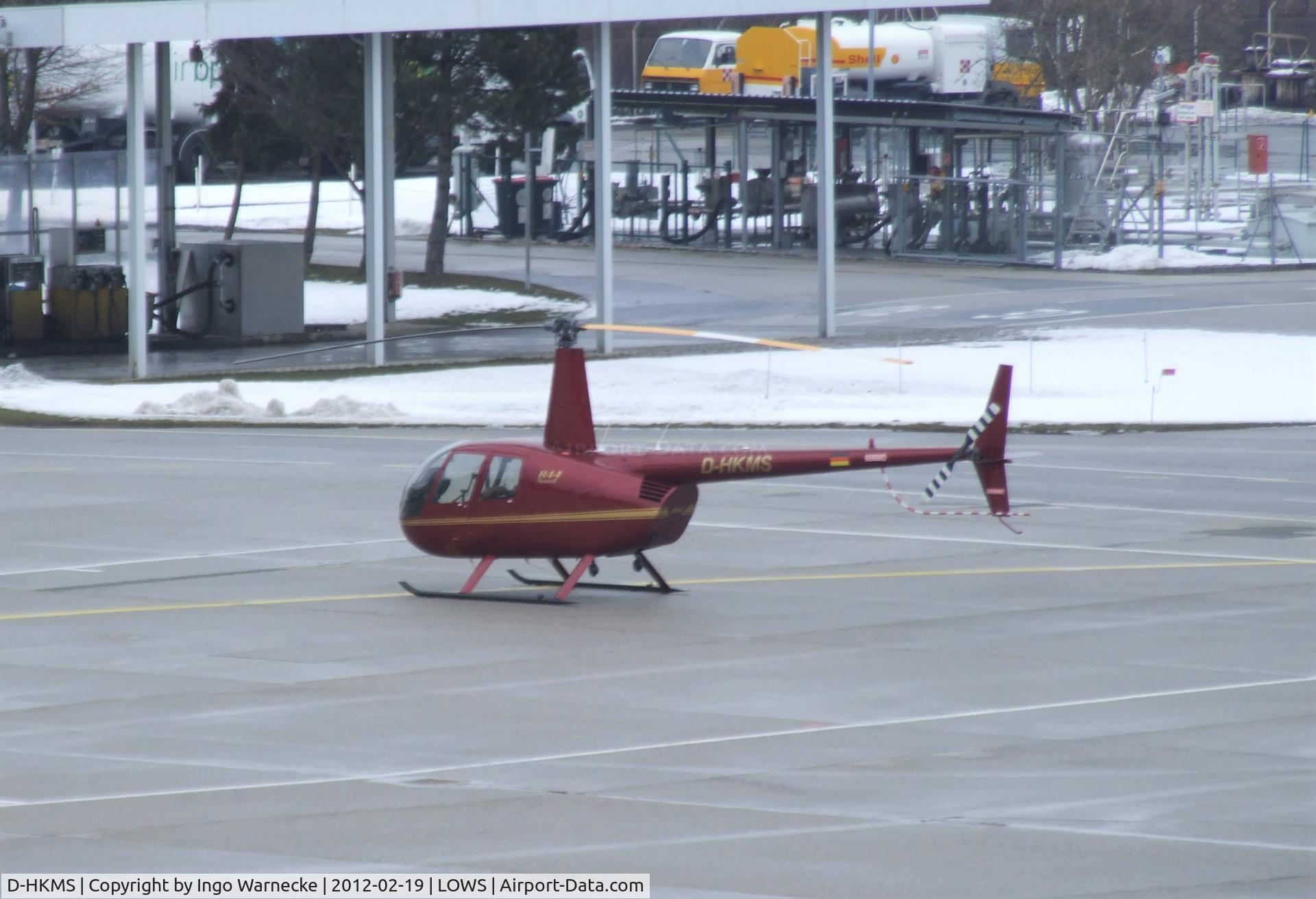D-HKMS, Robinson R44 Raven II C/N 11668, Robinson R44 Raven II at Salzburg airport