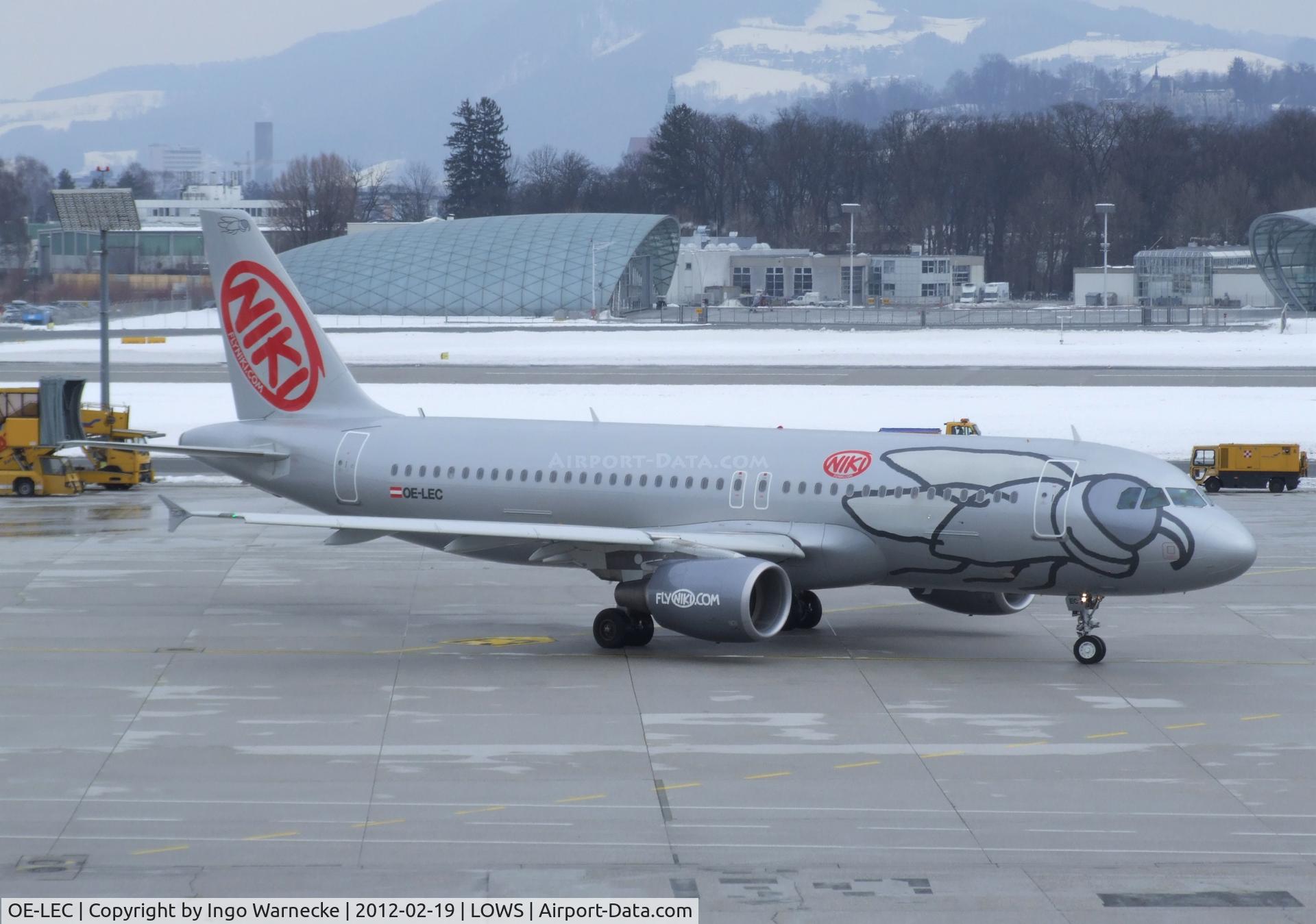 OE-LEC, 2010 Airbus A320-214 C/N 4316, Airbus A320-214 of NIKI at Salzburg airport
