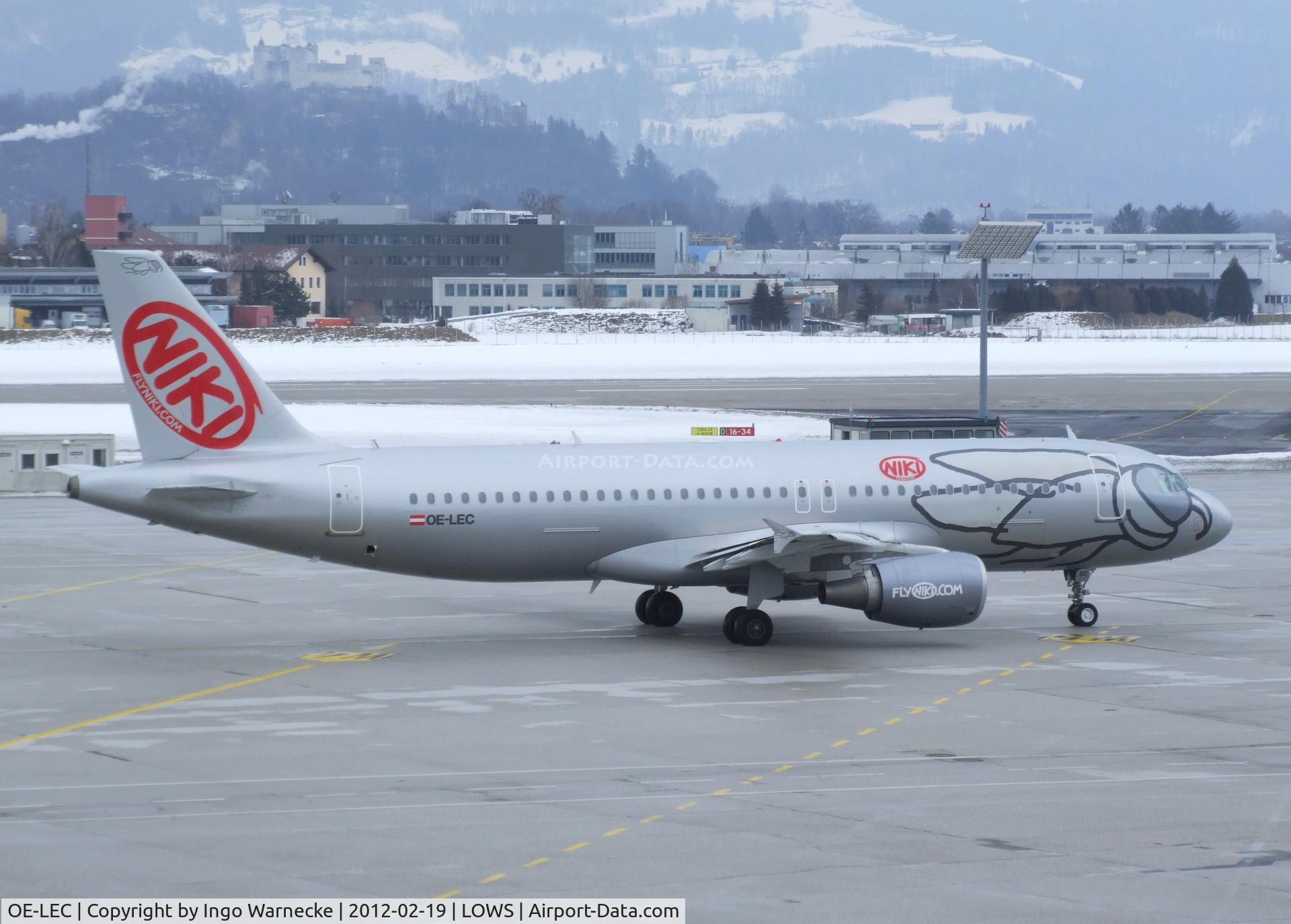 OE-LEC, 2010 Airbus A320-214 C/N 4316, Airbus A320-214 of NIKI at Salzburg airport