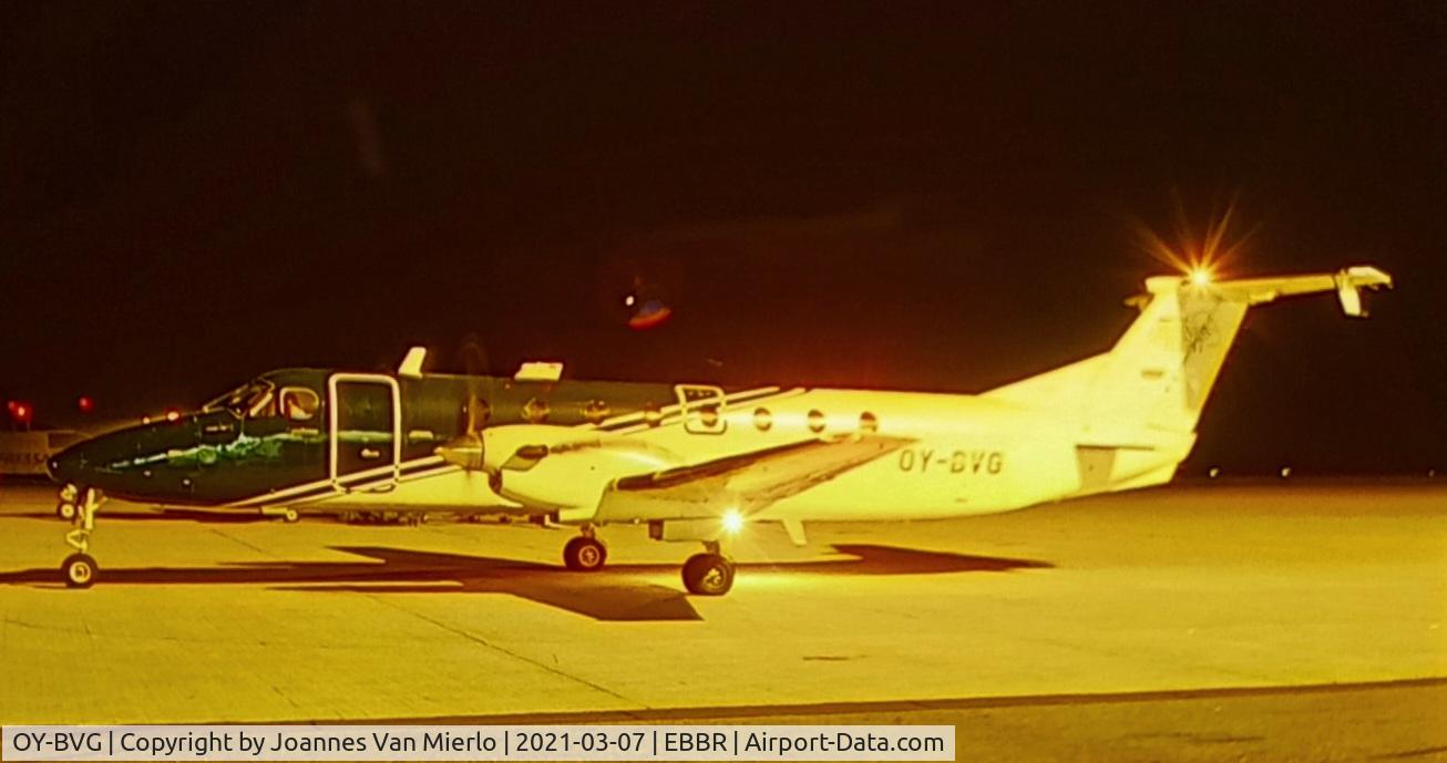OY-BVG, 1988 Beech 1900C C/N UC-40, Scan from slide