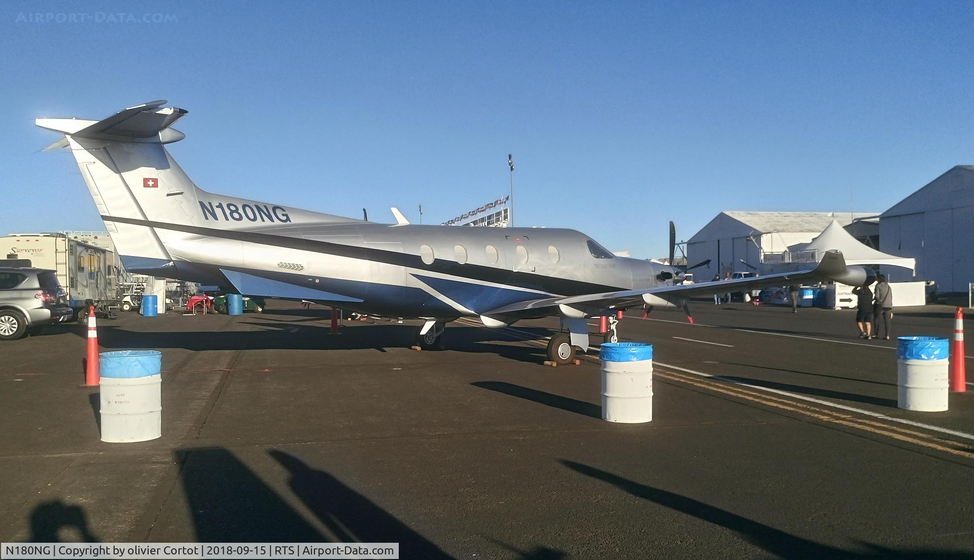 N180NG, 2018 Pilatus PC-12/47E NG C/N 1800, reno air races