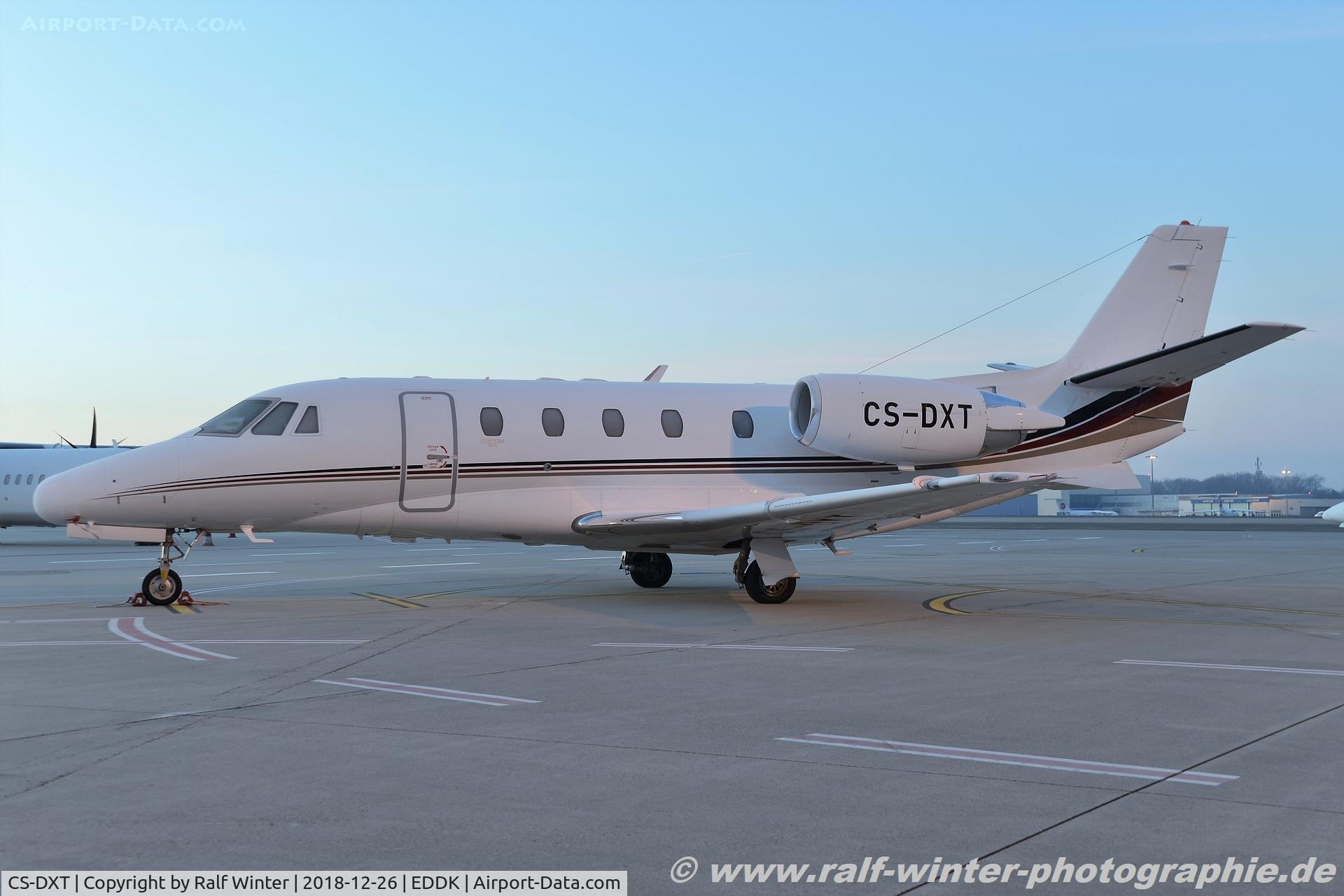 CS-DXT, 2008 Cessna 560XL Citation XLS C/N 560-5765, Cessna 560XL Citation XLS - NJE NetJets Transportes Aereos - 560-5765 - CS-DXT - 26.12.2018 - CGN