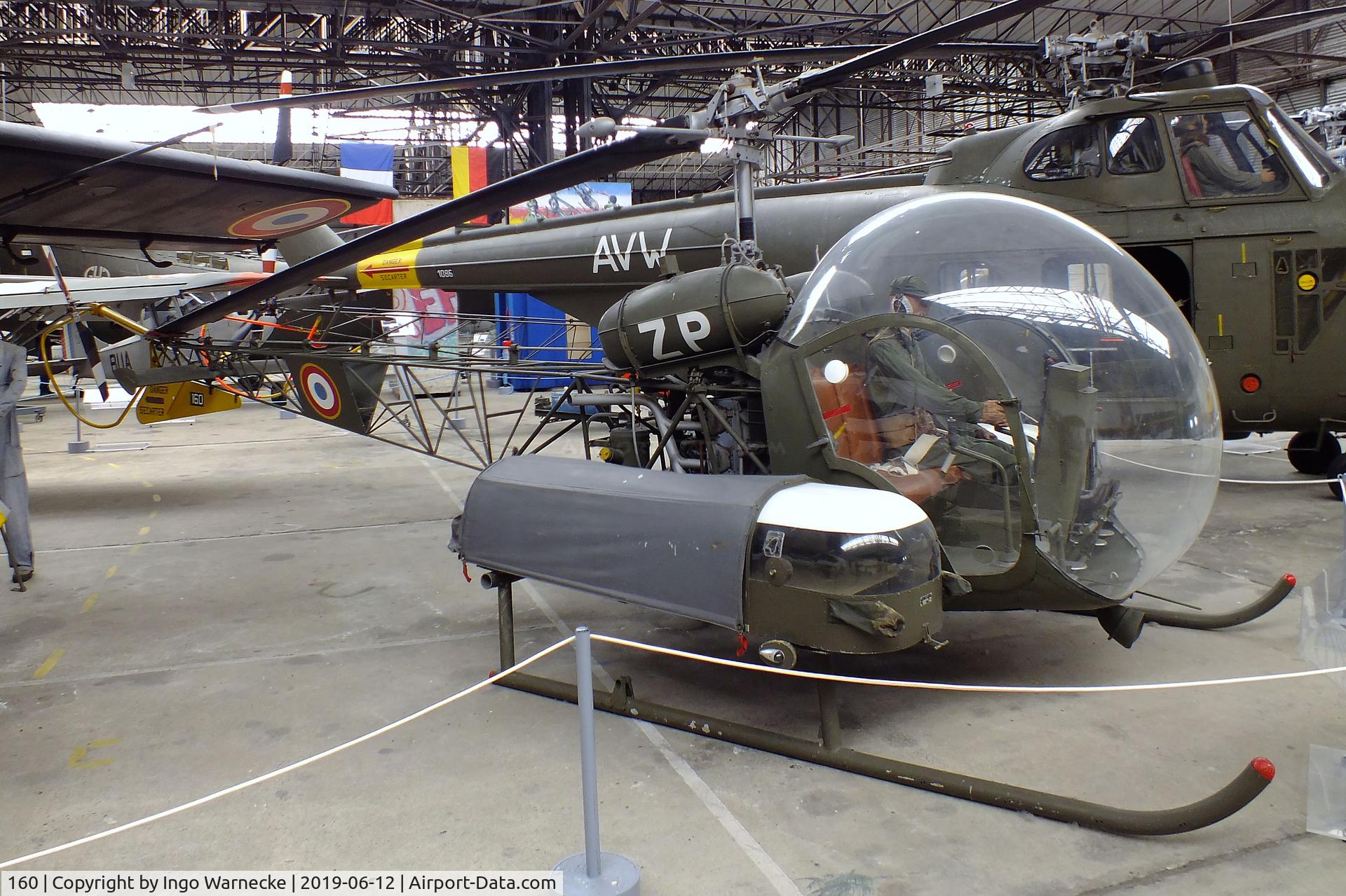 160, Agusta AB-47G-2 C/N 160, Agusta AB-47G-2 (Bell 47) at the Musee de l'ALAT et de l'Helicoptere, Dax