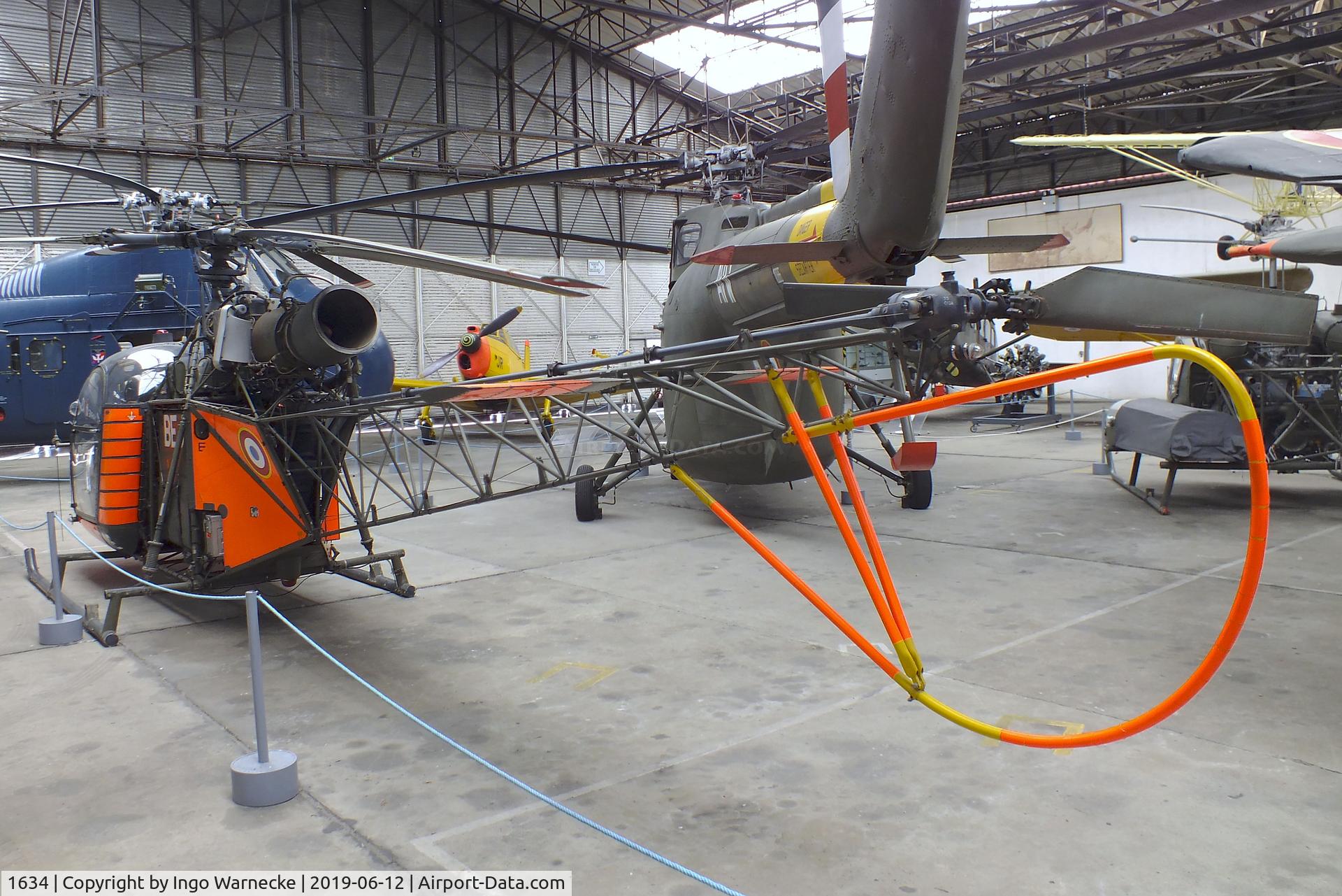 1634, Sud SE-3130 Alouette II C/N 1634, Sud Aviation SE.3130 Alouette II at the Musee de l'ALAT et de l'Helicoptere, Dax