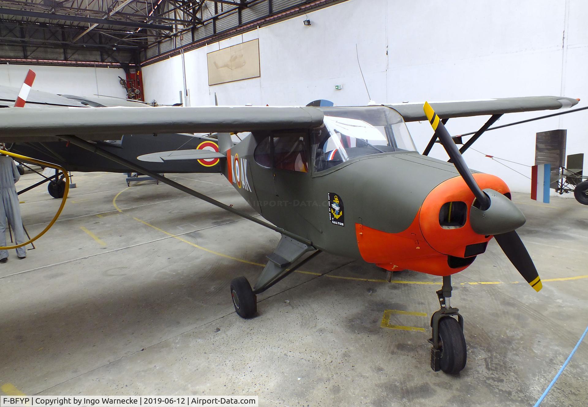 F-BFYP, 1951 Piper PA-22 C/N 22-25, Piper PA-22 Tri-Pacer at the Musee de l'ALAT et de l'Helicoptere, Dax