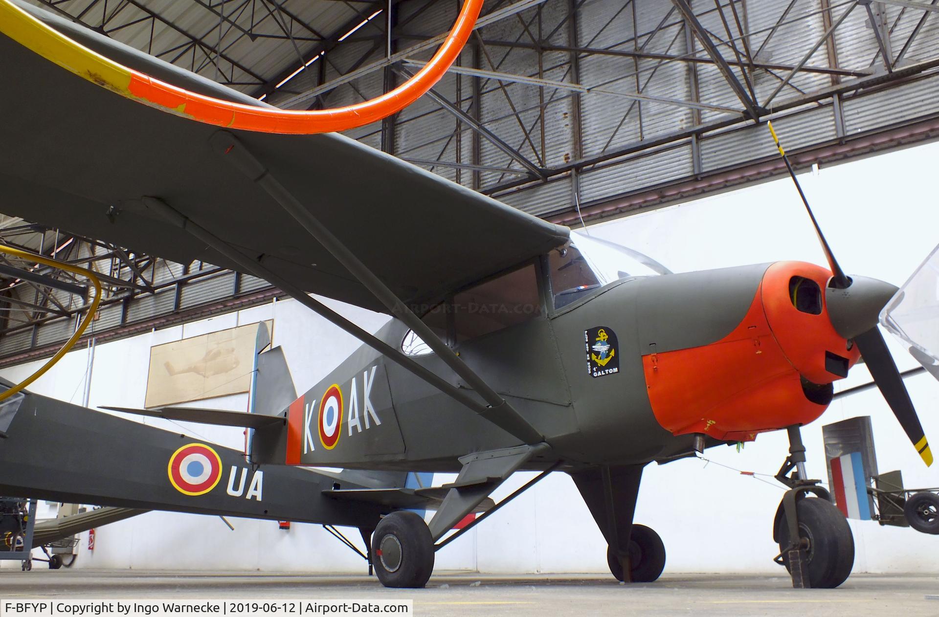 F-BFYP, 1951 Piper PA-22 C/N 22-25, Piper PA-22 Tri-Pacer at the Musee de l'ALAT et de l'Helicoptere, Dax