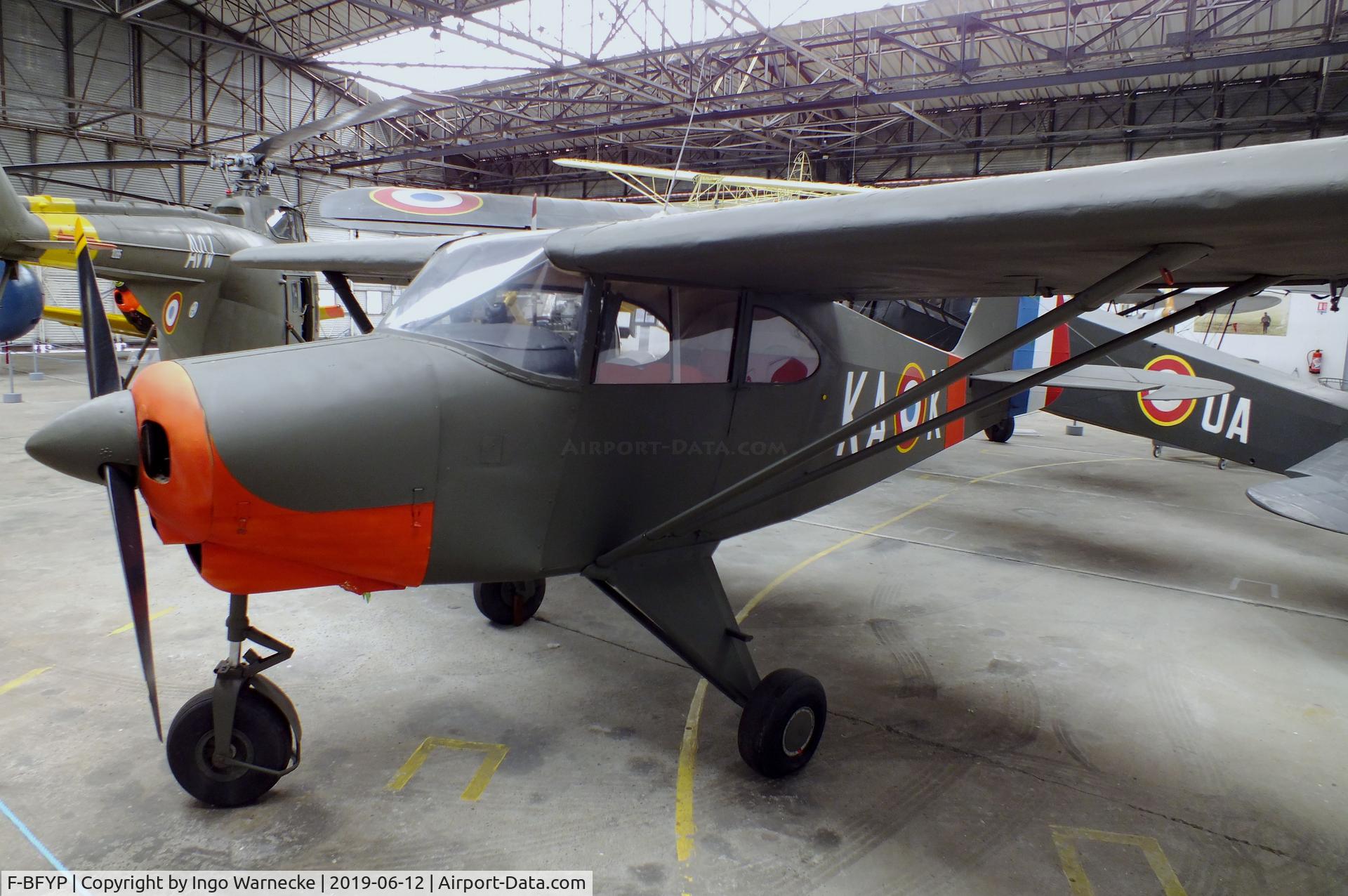 F-BFYP, 1951 Piper PA-22 C/N 22-25, Piper PA-22 Tri-Pacer at the Musee de l'ALAT et de l'Helicoptere, Dax