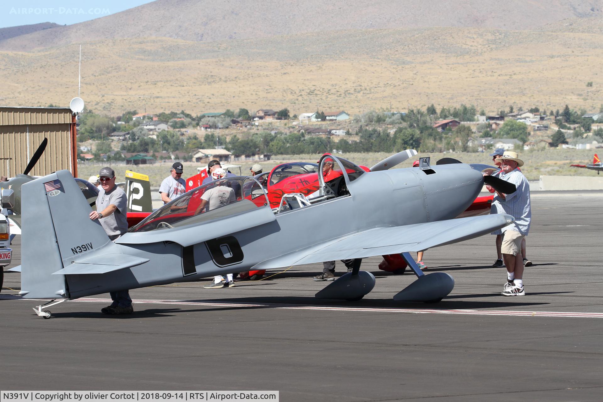 N391V, 2007 Vans RV-8 C/N 82195, 2018 air races