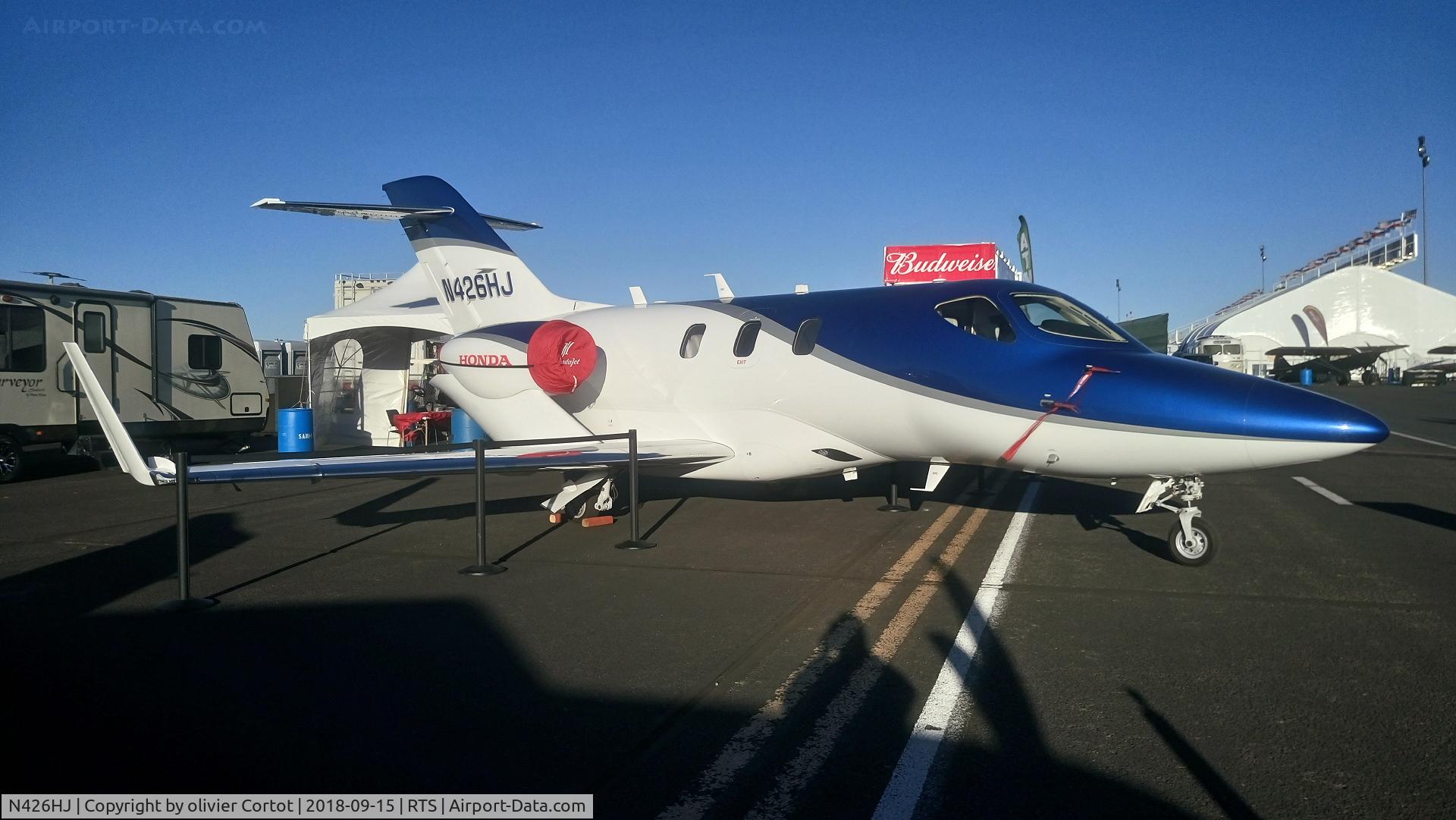 N426HJ, 2016 Honda HA-420 HondaJet C/N 42000039, Reno static display