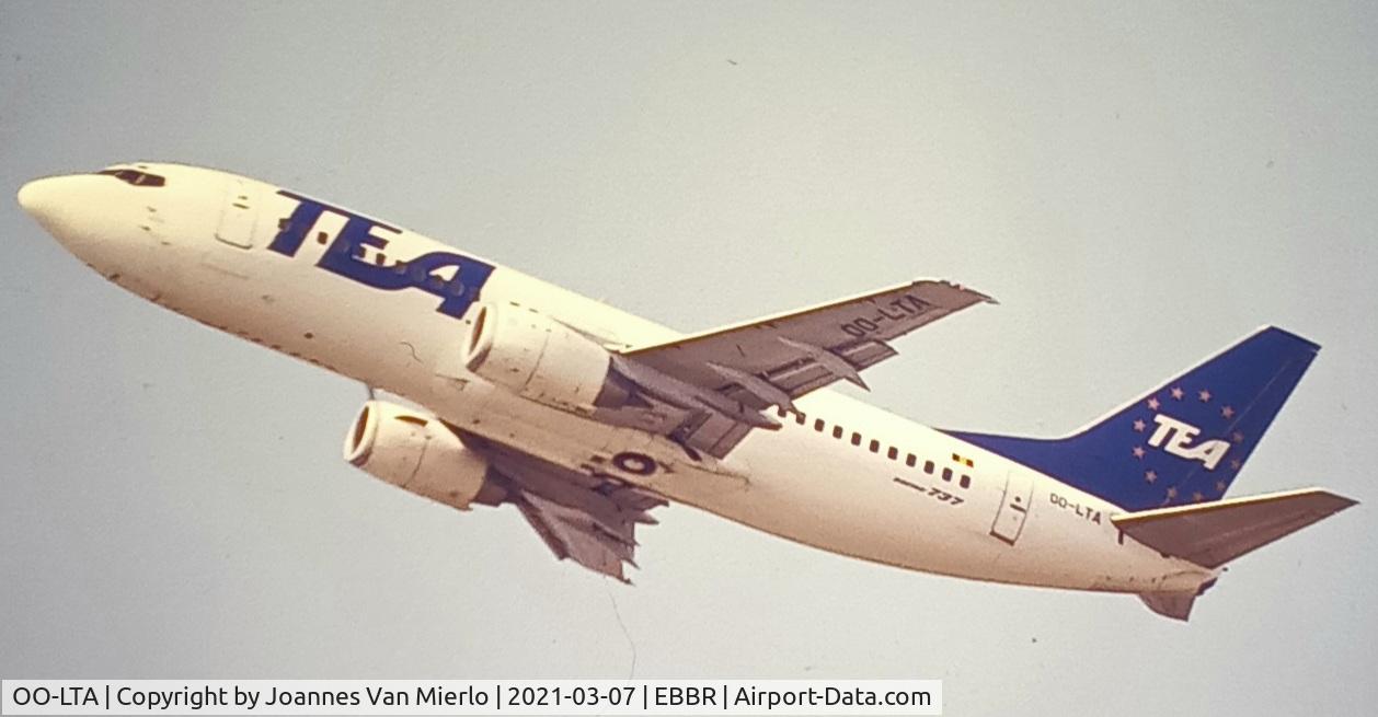 OO-LTA, 1988 Boeing 737-3M8 C/N 24020, Airborne EBBR 25R Scan/slide
