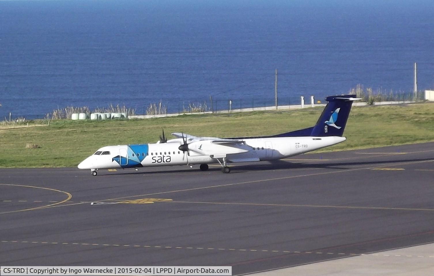 CS-TRD, 2009 De Havilland Canada DHC-8-402 Dash 8 C/N 4291, De Havilland Canada DHC-8-402 (Dash 8) of SATA at Ponta Delgada airport, Sao Miguel / Azores