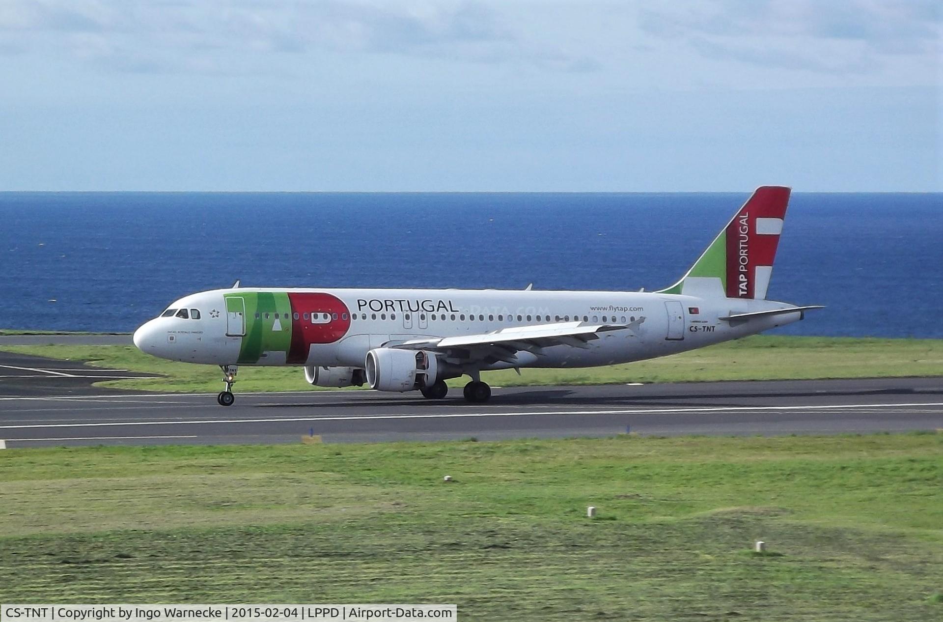 CS-TNT, 2009 Airbus A320-214 C/N 4095, Airbus A320-214 of TAP at Ponta Delgada Airport, Sao Miguel / Azores