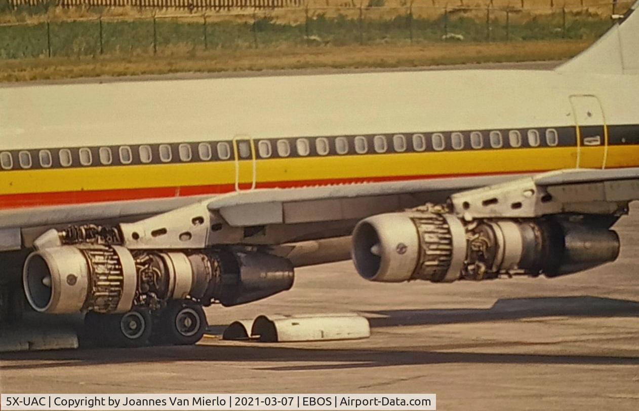 5X-UAC, 1964 Boeing 707-351C C/N 18747, Line maintenance