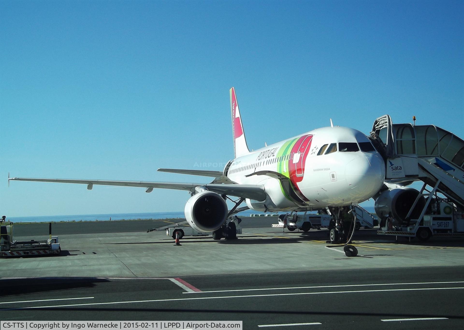 CS-TTS, 2002 Airbus A319-112 C/N 1765, Airbus A319-112 of TAP at Ponta Delgada airport, Sao Miguel / Azores