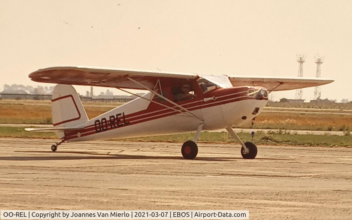 OO-REL, 1948 Cessna 140 C/N 9067, scan from slide