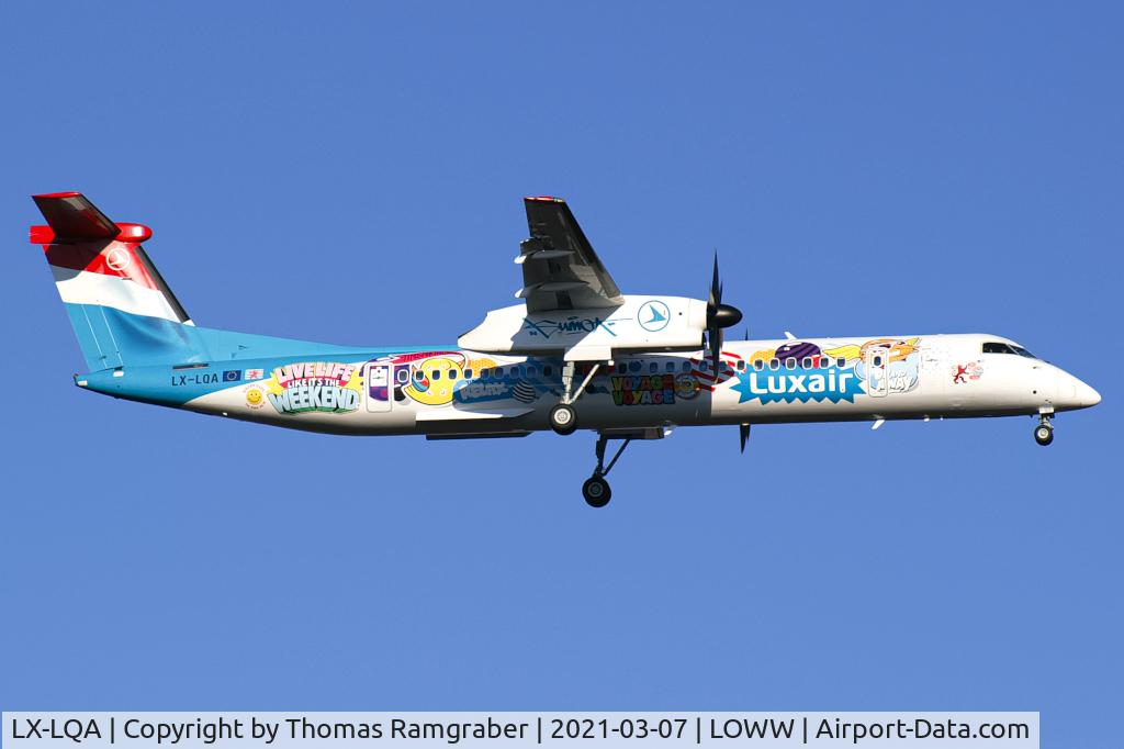 LX-LQA, 2014 De Havilland Canada DHC-8-402 Dash 8 C/N 4468, Luxair De Havilland Canada Dash 8-400
