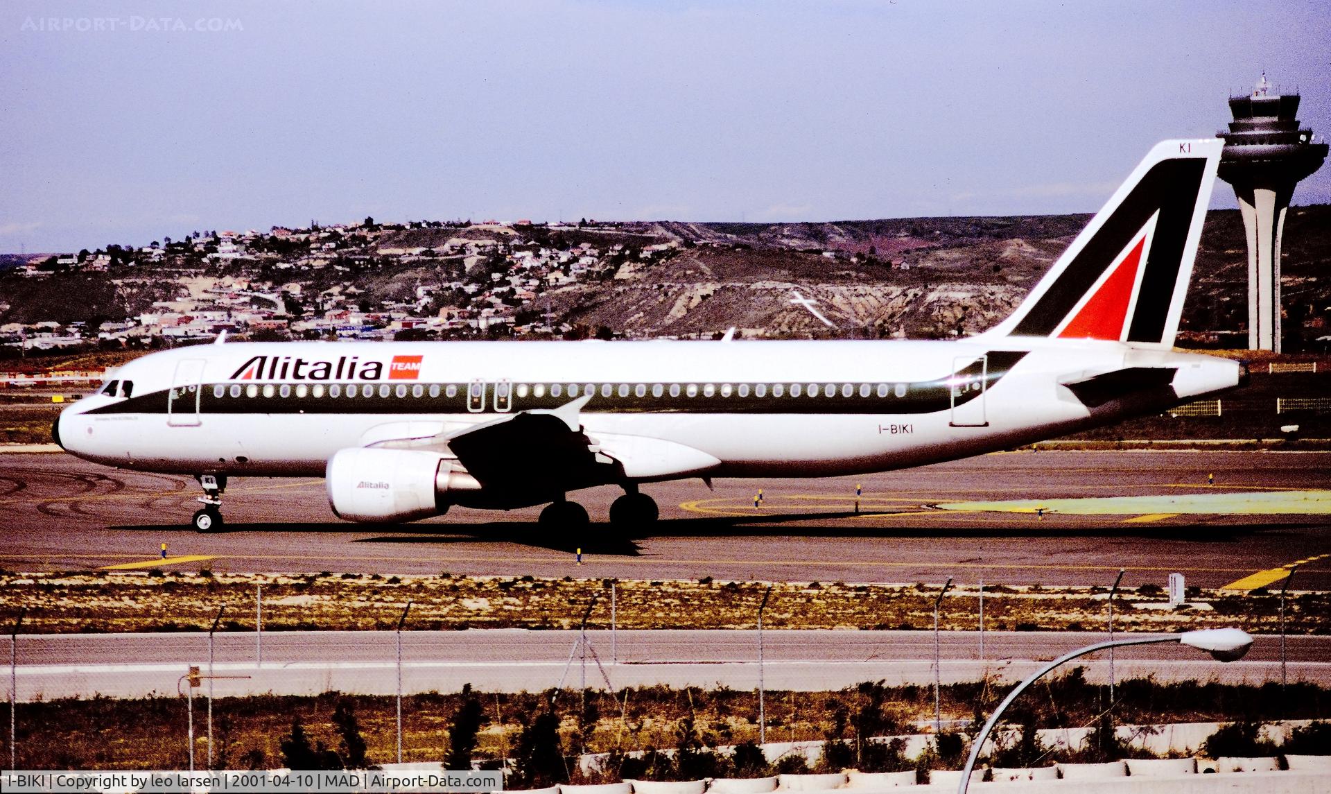 I-BIKI, 1999 Airbus A320-214 C/N 1138, Madrid 10.4.2001