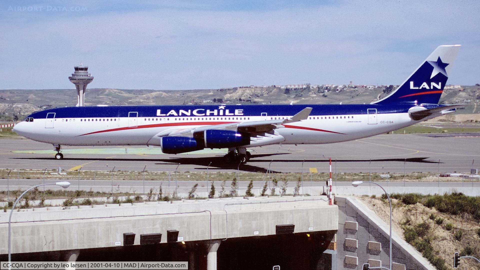 CC-CQA, 2000 Airbus A340-313X C/N 359, Madrid 10.4.2001