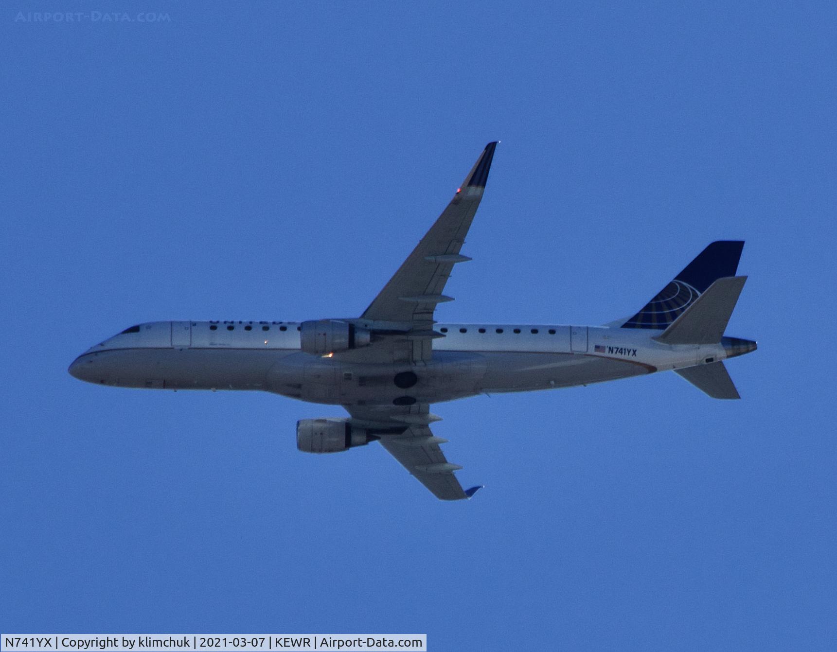 N741YX, 2017 Embraer 175LR (ERJ-170-200LR) C/N 17000653, From Charleston CHS