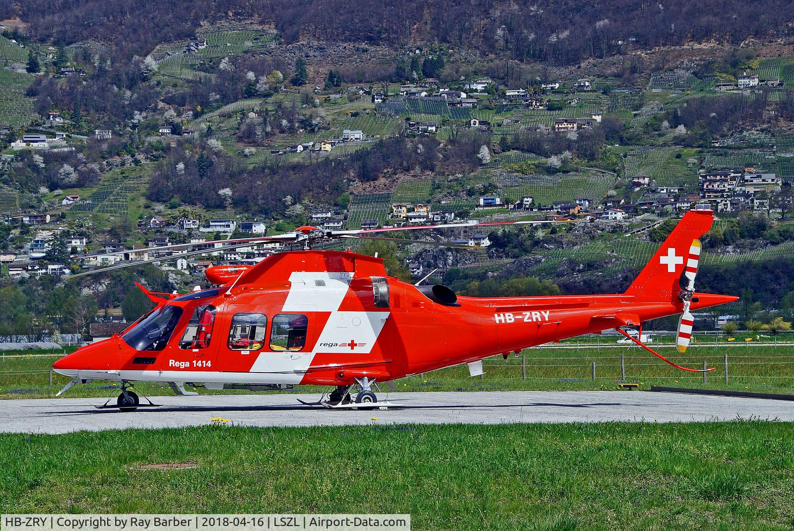 HB-ZRY, 2009 Agusta AW-109SP C/N 22205, HB-ZRY   Agusta A.109SP Grand New [22205] (REGA-Swiss Air Ambulance) Locarno~HB 16/04/2018