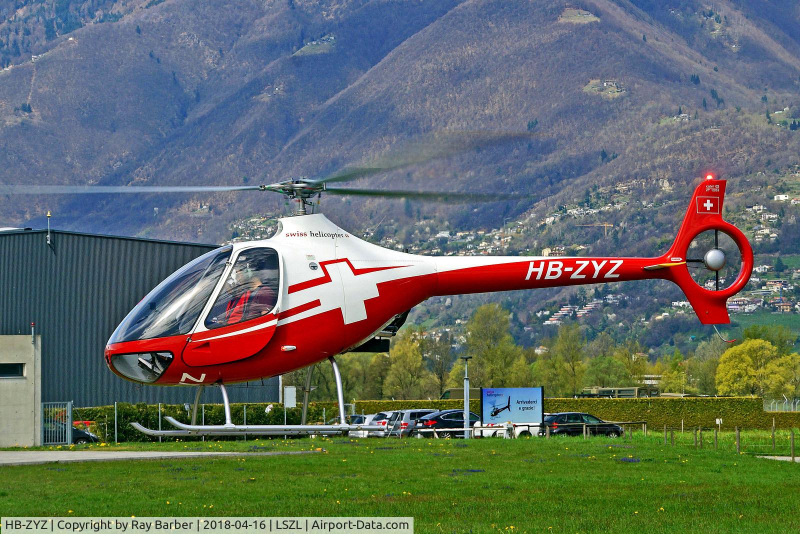 HB-ZYZ, Guimbal Cabri G2 C/N 1205, HB-ZYZ   Guimbal Cabri G.2 [1205] (Swiss Helicopters AG) Locarno~HB 16/04/2018