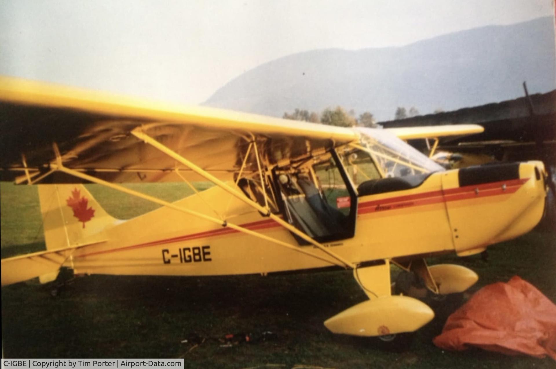 C-IGBE, 1989 Sky Sports Yarrow Arrow C/N 014, Yarrow Arrow Commander II. 582 Rotax