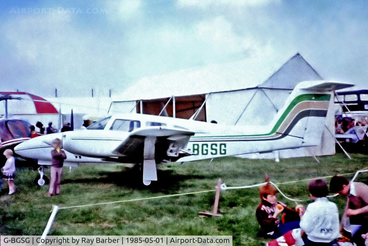 G-BGSG, 1978 Piper PA-44-180 Seminole Seminole C/N 44-7995004, G-BGSG   Piper PA-44-180 Seminole [44-7995004] (Place & Date unknown)~G @ 1985