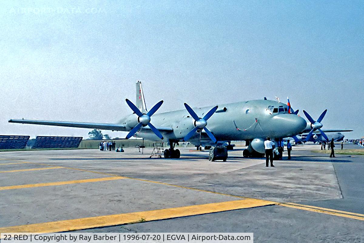 22 RED, Ilyushin Il-38 C/N 081011006, 22 Red   Ilyushin Il-38 [11006] (Russian Navy) RAF Fairford~G 20/07/1996